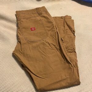 Dickies Women's Tan Straight Leg Pants